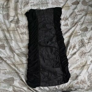 Body Central Black and Gray Mini Dress